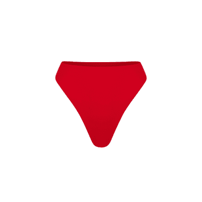 Dół bikini czerwony